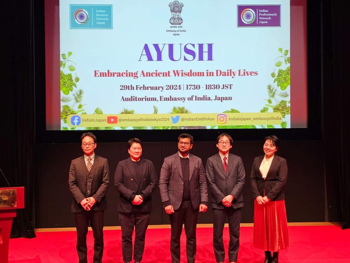 Sabinsa Japan takes part in an Ayurveda event hosted by Japan’s Indian Embassy