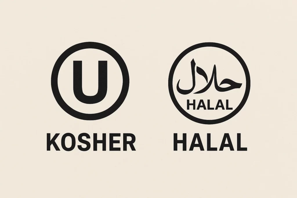 Kosher and Halal certified