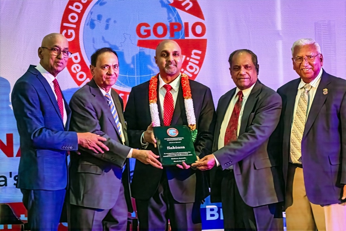 Sabinsa Global CEO Shaheen Majeed Receives Business Achievement Award at GOPIO Convention 2025