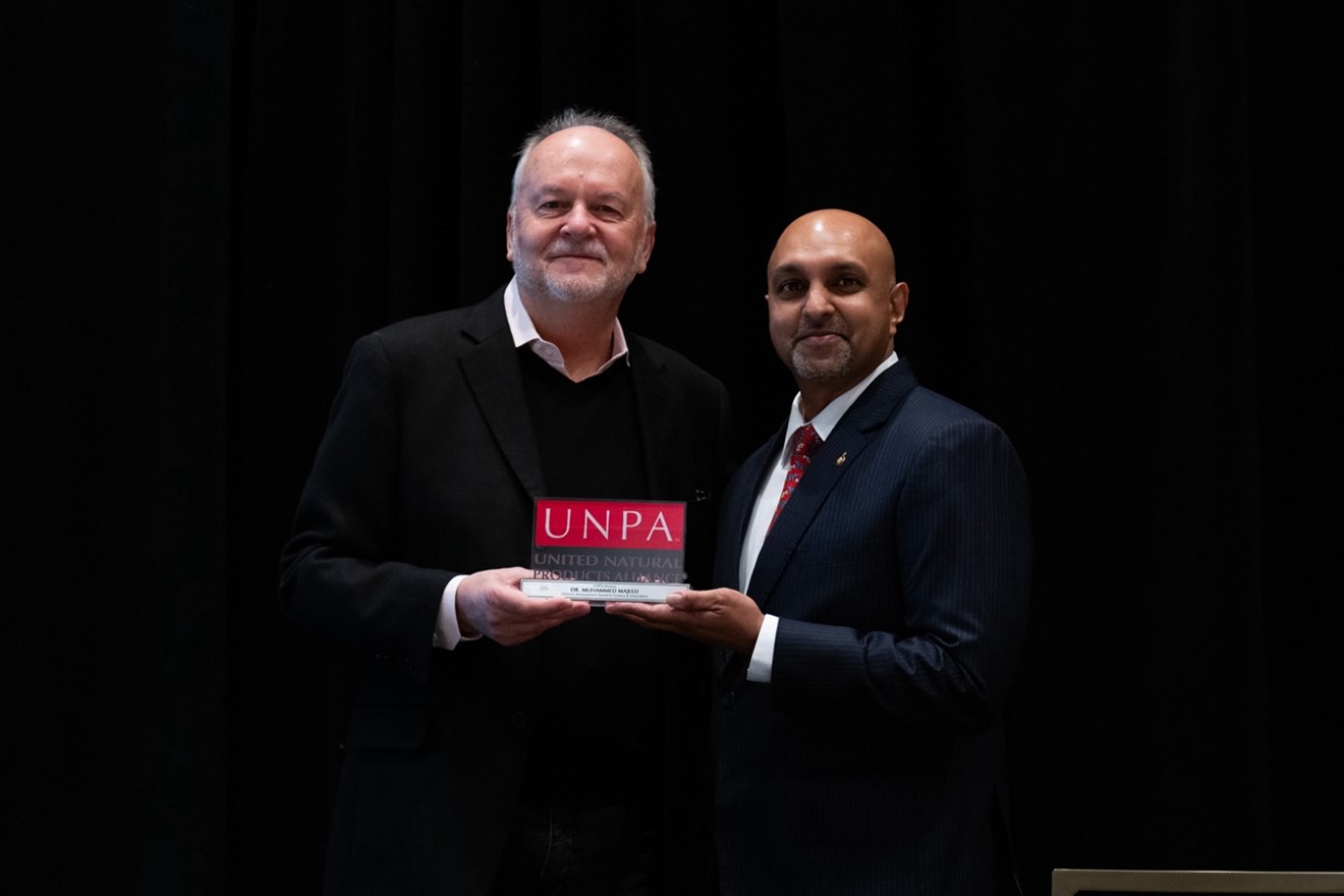 UNPA Honors Sami-Sabinsa’s Global CEO Shaheen Majeed with Excellence in Leadership award and Late Founder Dr. Muhammed Majeed with Lifetime Achievement Award